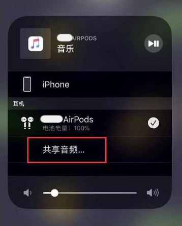 浑江苹果14音频维修点分享iPhone14音频共享设置方法 