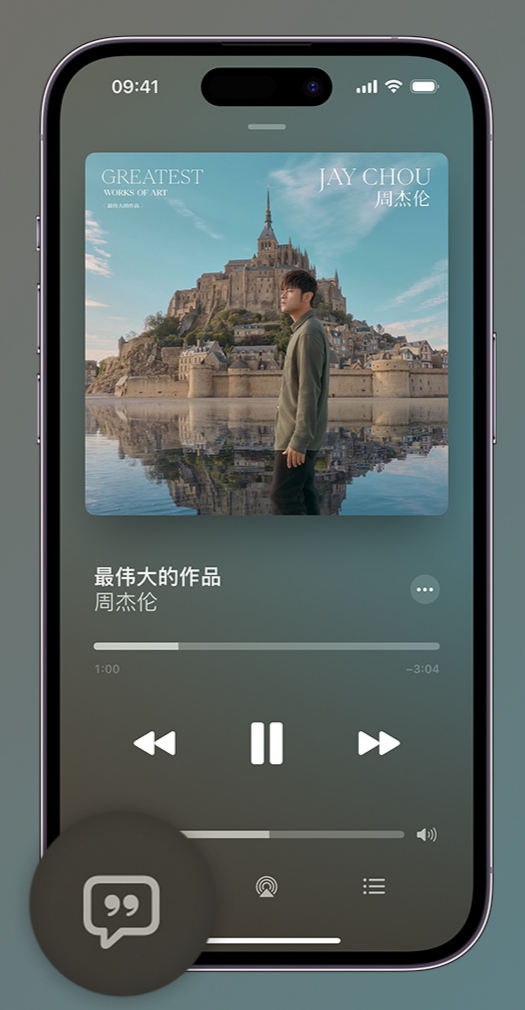 浑江iphone维修分享如何在iPhone上使用Apple Music全新唱歌功能 