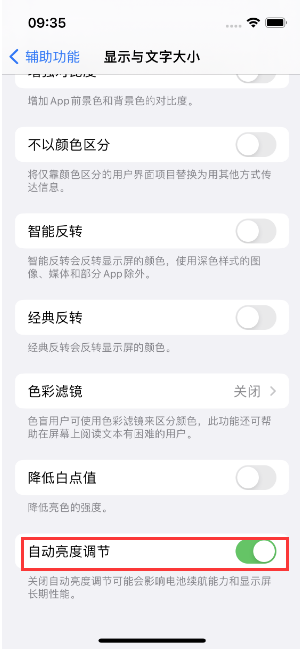 浑江苹果15维修店分享iPhone 15 Pro系列屏幕亮度 