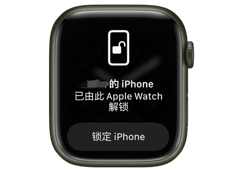 浑江苹果手机维修分享用 AppleWatch 解锁配备面容 ID 的 iPhone方法 