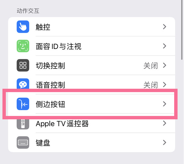 浑江苹果14维修店分享iPhone14 Plus侧键双击下载功能关闭方法 