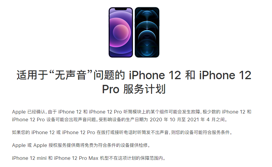 浑江苹果手机维修分享iPhone 12/Pro 拨打或接听电话时无声音怎么办 