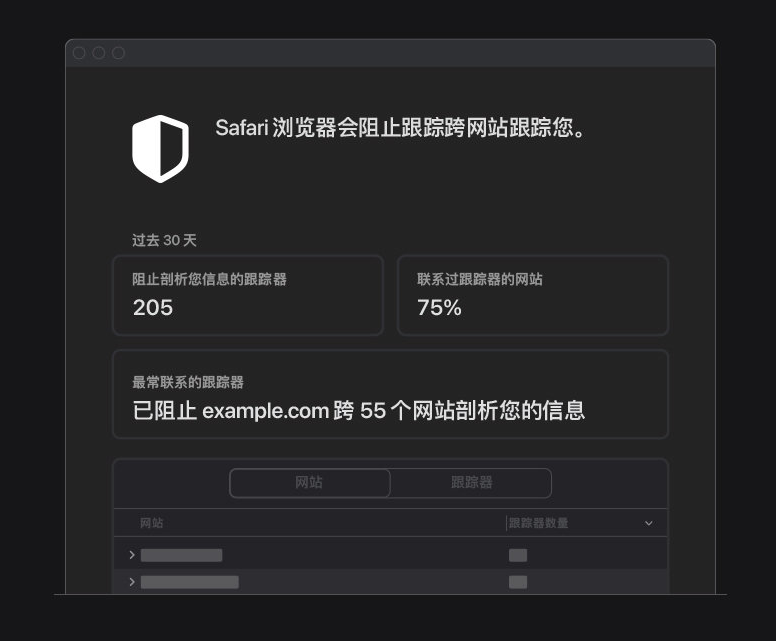 浑江苹果手机维修分享如何在 Safari 浏览器中查看和打开隐私报告 